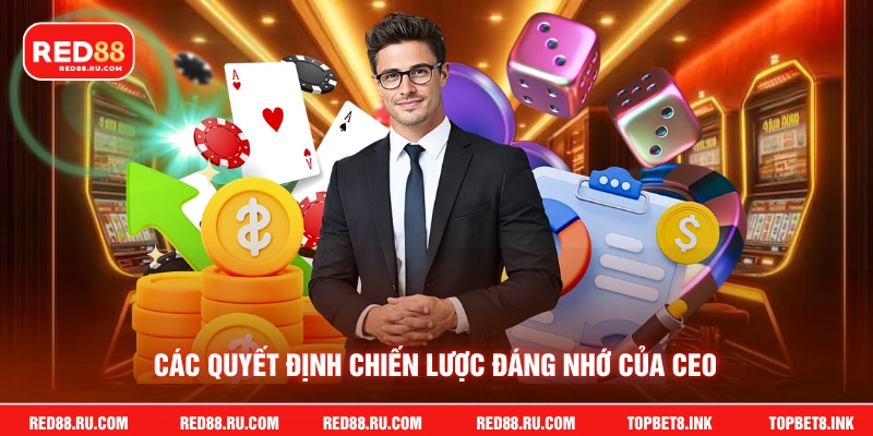 Các quyết định chiến lược đáng nhớ của CEO